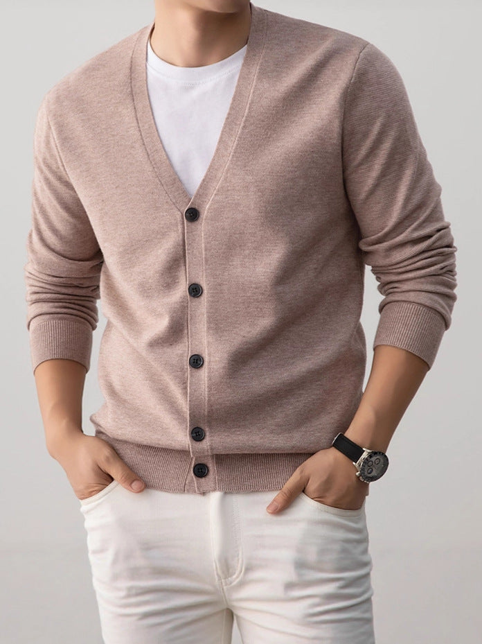 Knitted sweater coat, Korean style