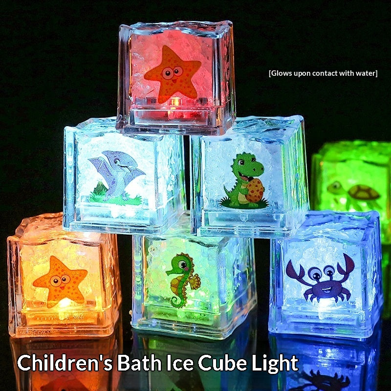 LED Colorful Sensing Flashing Ice Cube lumière