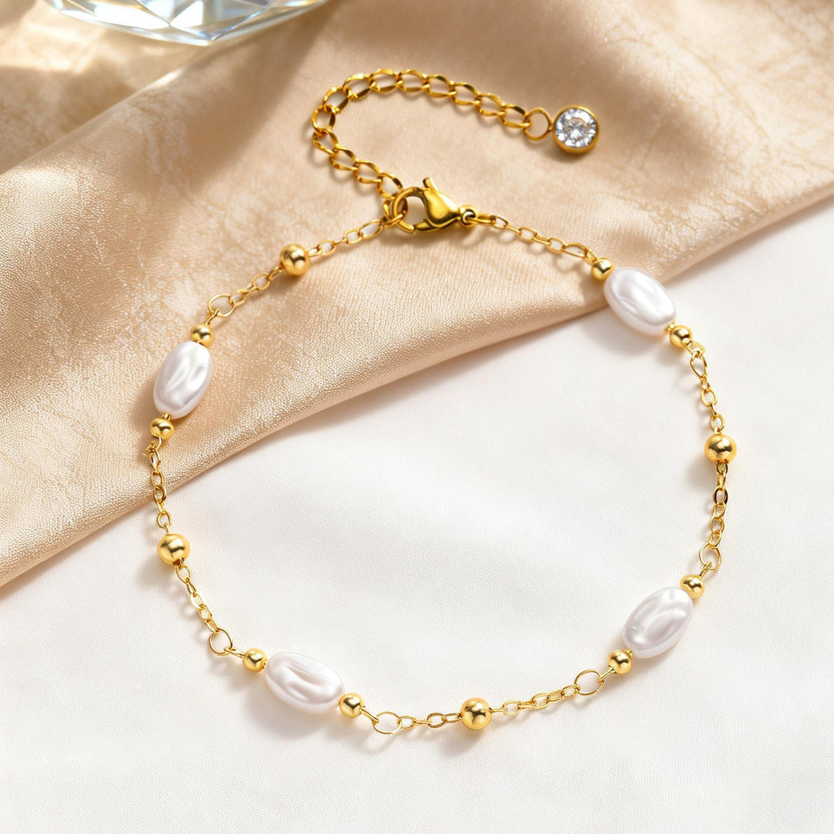 Perle chaîne Anklet Chic et élégant pour les femmes