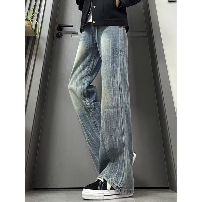 Pantalon casual à jambe droite pour hommes