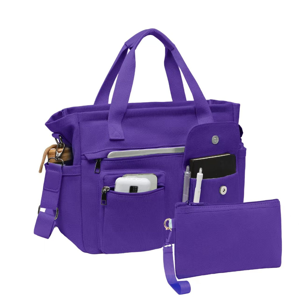 Grande capacité Casual Toile épaule et sac de corps pour les femmes