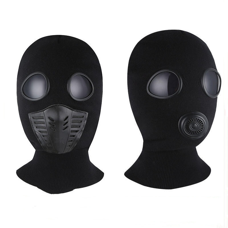 Château d'équitation créatif drôle Chouette doublée de collier Protection Lunettes Masque de pull