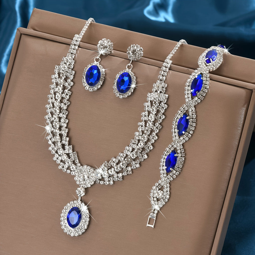 Collier de Sapphire élégant de style européen et américain