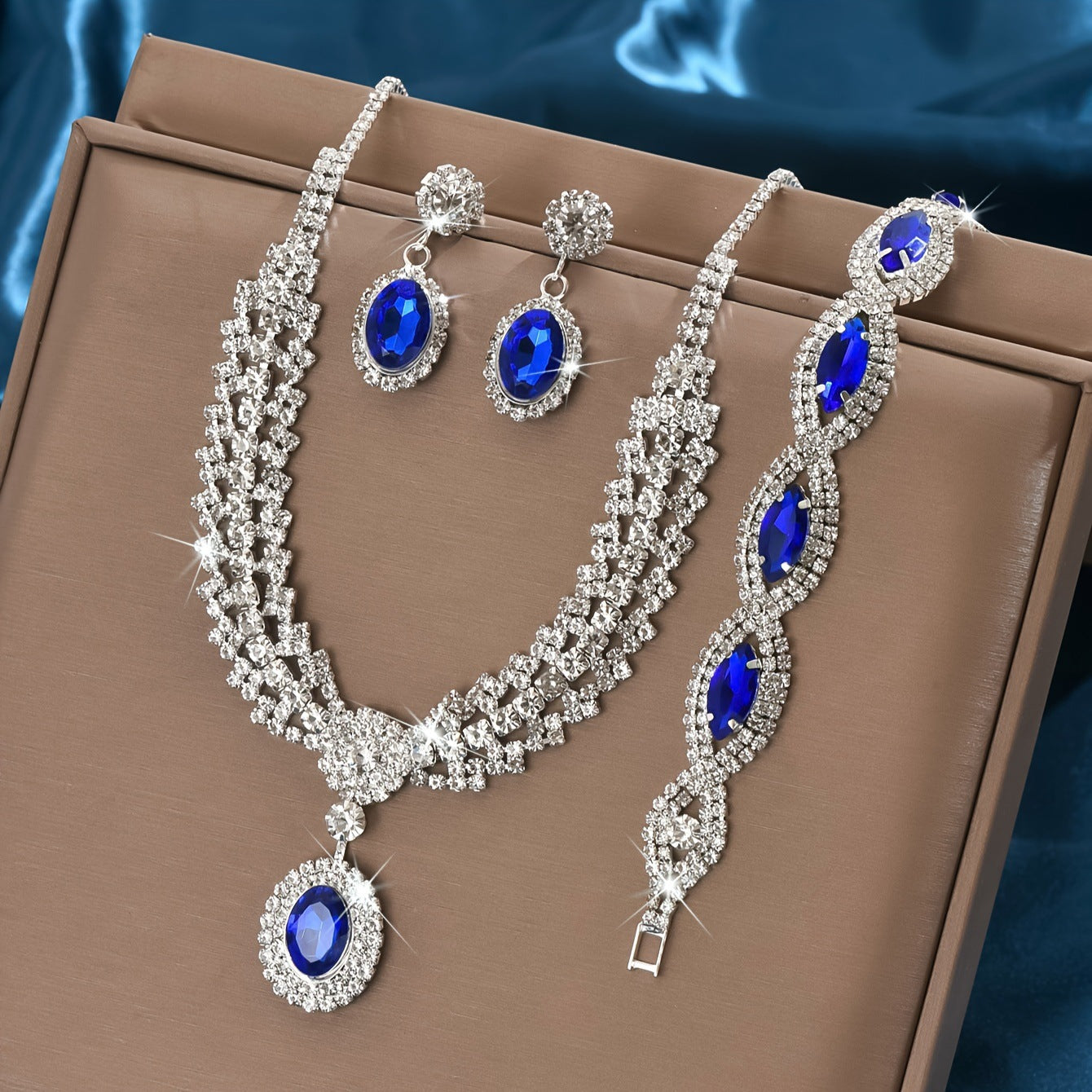 Collier de Sapphire élégant de style européen et américain