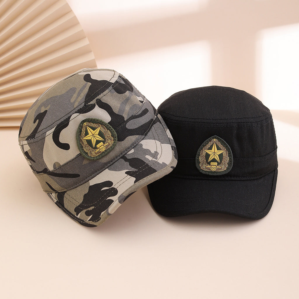 Casquette de baseball plate emblem imprimée par lots de couleur unie