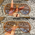 Lunettes de soleil Aviateur grand cadre rétro