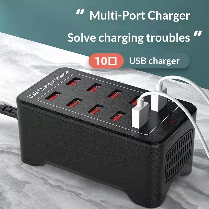 Chargeur multiport 50W avec ventilateur de refroidissement