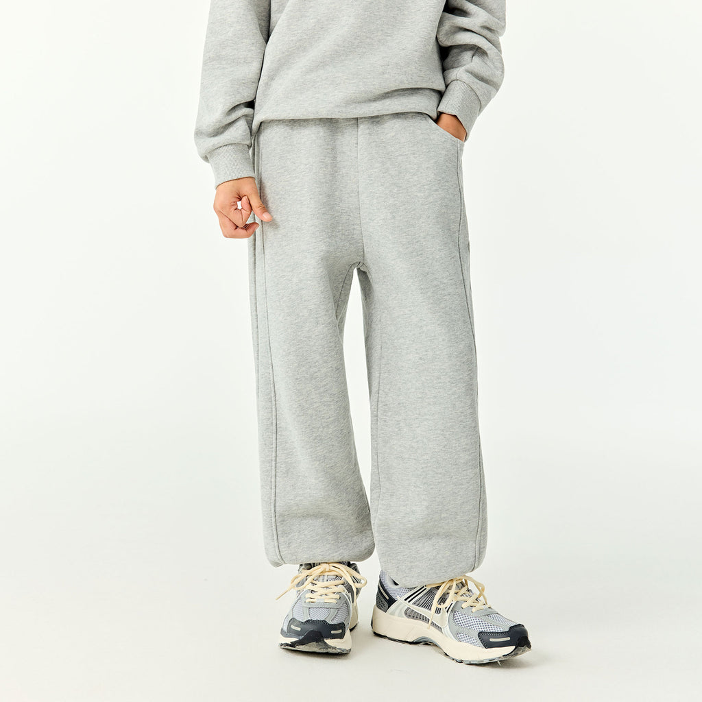 Sweat-pantalons rembourrés de couleur solide pour enfants