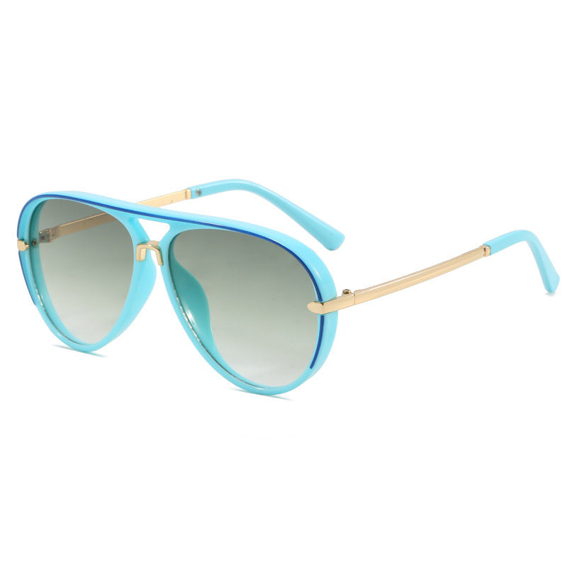 Lunettes de soleil de style grenouille