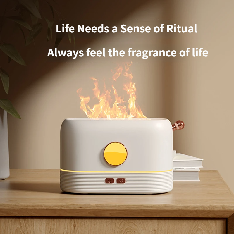 Diffuseur d'aromathérapie blanc USB 0,5L sous l'humidificateur d'aroma en plastique carré avec fermeture automatique