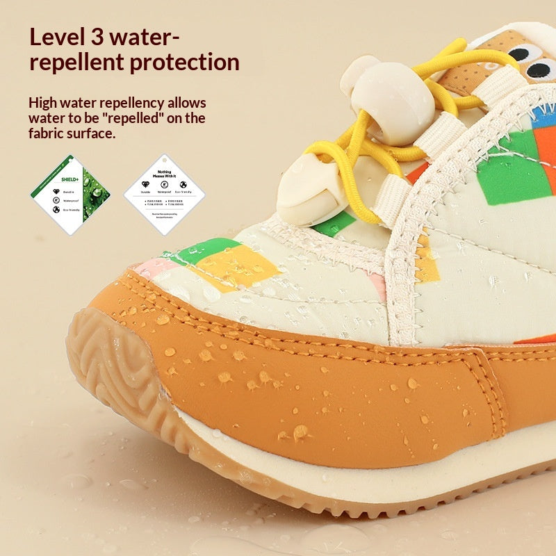Bottes de neige pour enfants de fond doux d'hiver