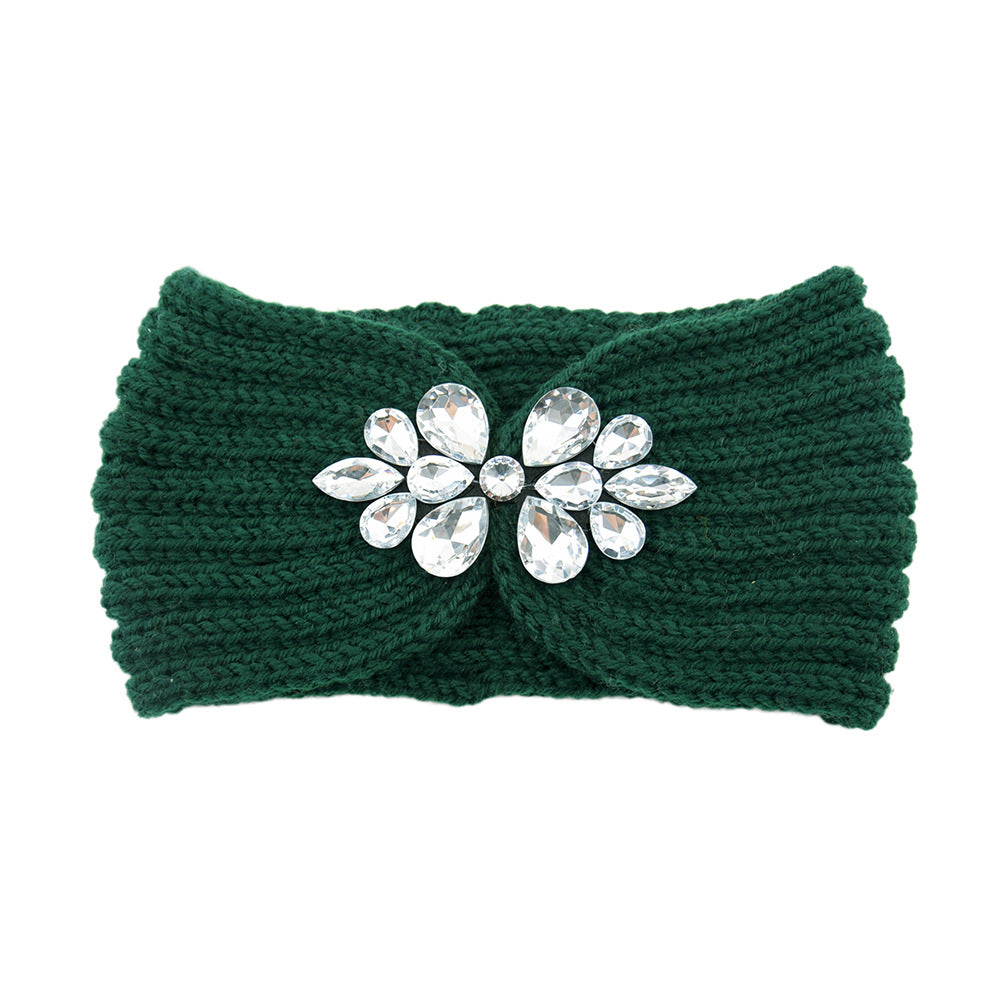 Exercice de lavage du visage Yoga Bandeau de laine chaude