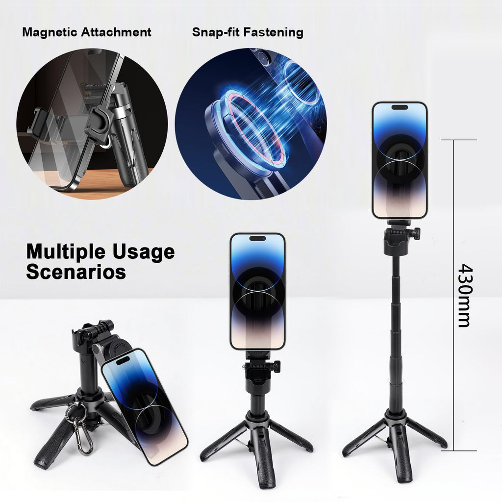 Trépied rétractable en bâton de selfie
