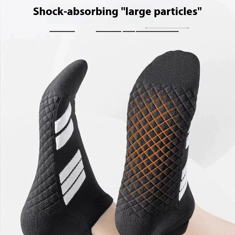 Courir extérieur Basketball Chaussettes Serviette Massage Pied de lit épaississant Sueur-absorption hommes Donc