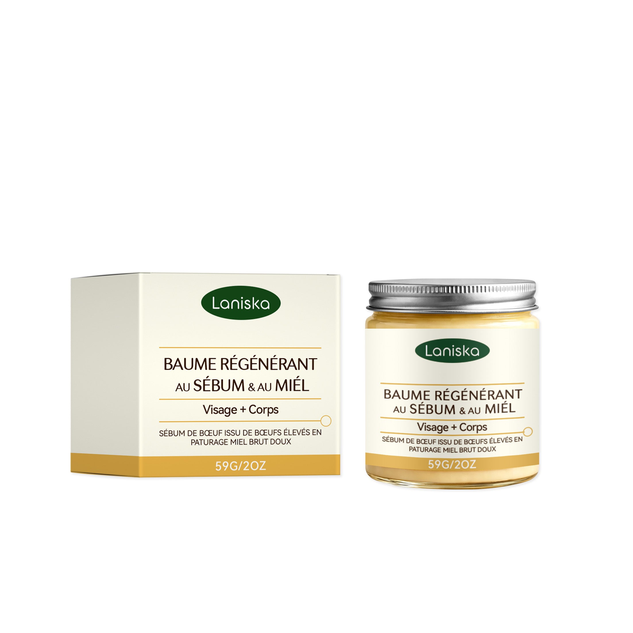 Crème hydratante au miel doux