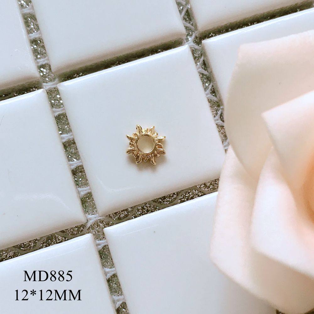 Bijoux simples en alliage de ongles non diamant