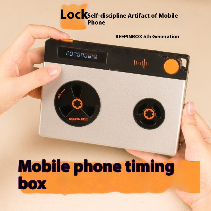 Mobile Phone Lock Autodiscipline Timing Box Ring Addiction
