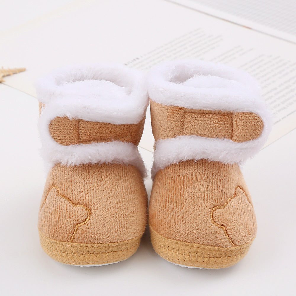 Soft-soled first walking shoes for children