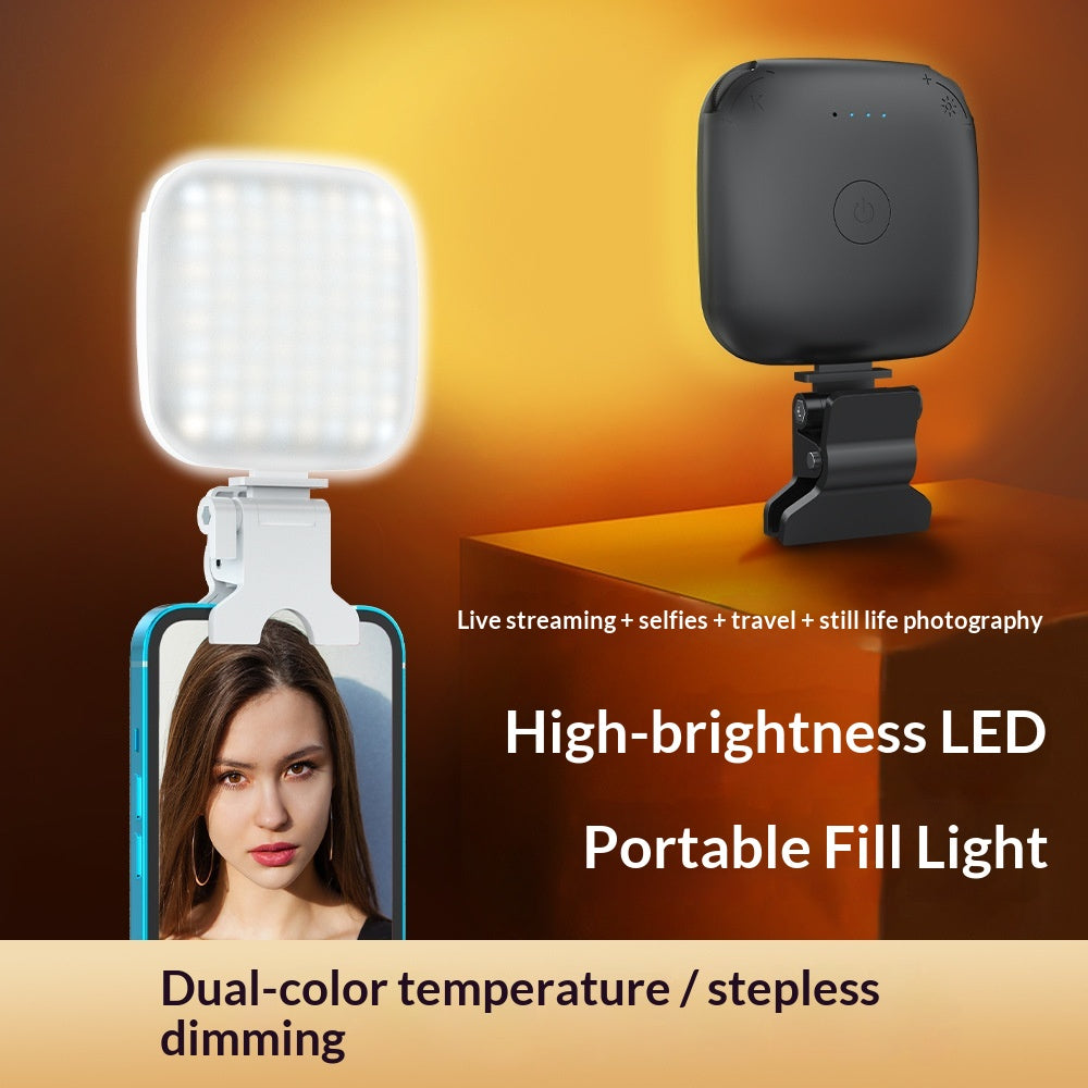 Remplir lumière téléphone streaming en direct beauté éclairage RGB lumière de poche