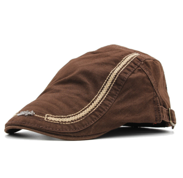 Protection solaire d'automne et d'hiver pour hommes Poof Peaked Cap