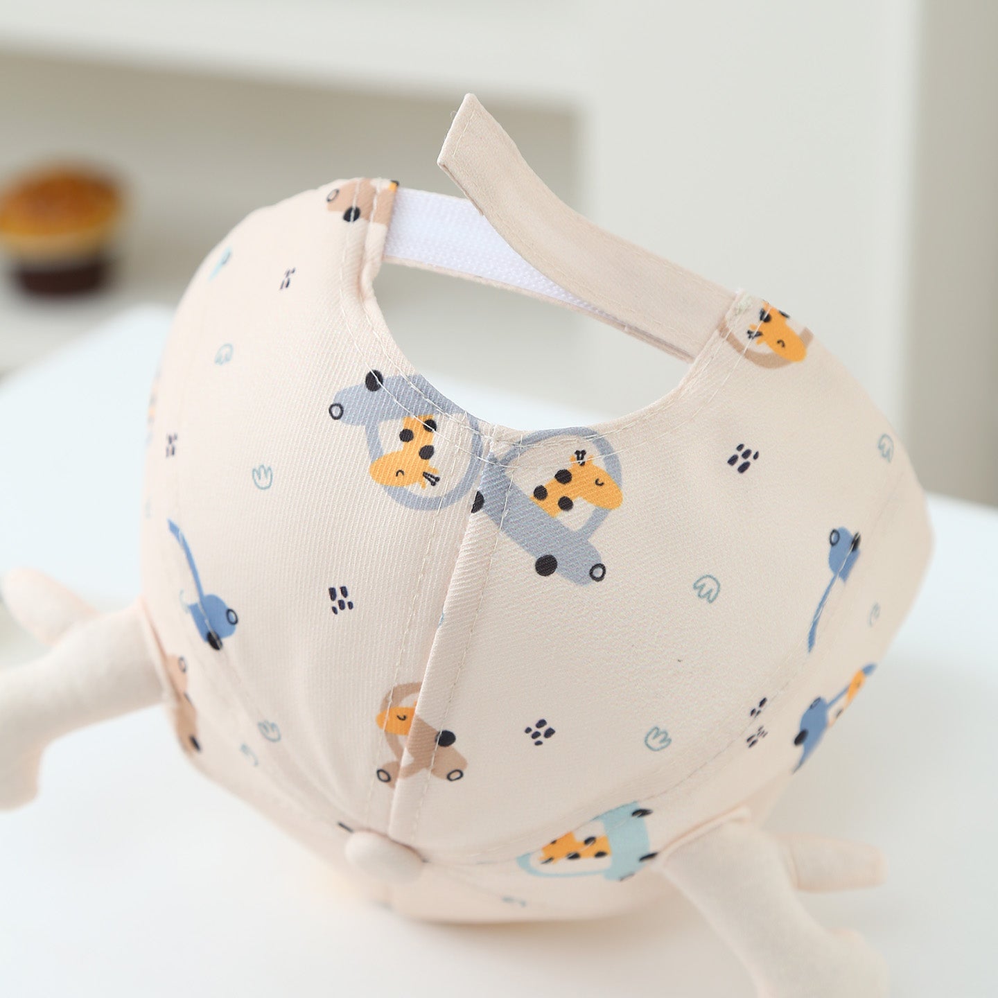Cartoon en trois dimensions pour enfants Giraffe Imprimé Cute Antlers réglables mode B