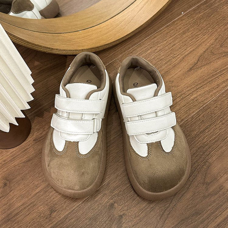 Chaussures Retro Soled Blanc Épaisseur pour Femmes