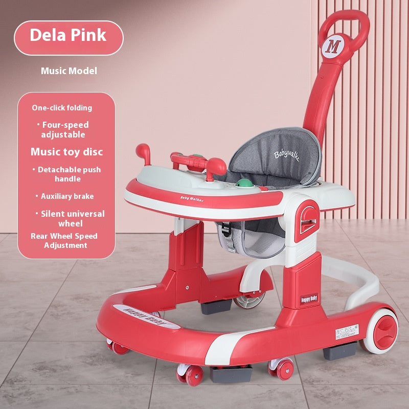 Bébé Walker léger pliage multifonction anti-rollover