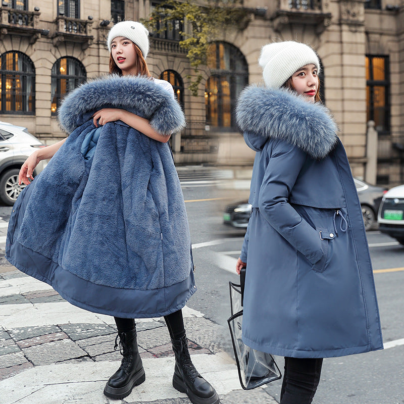 Coat d'hiver rembourré de mi-longueur pour femmes