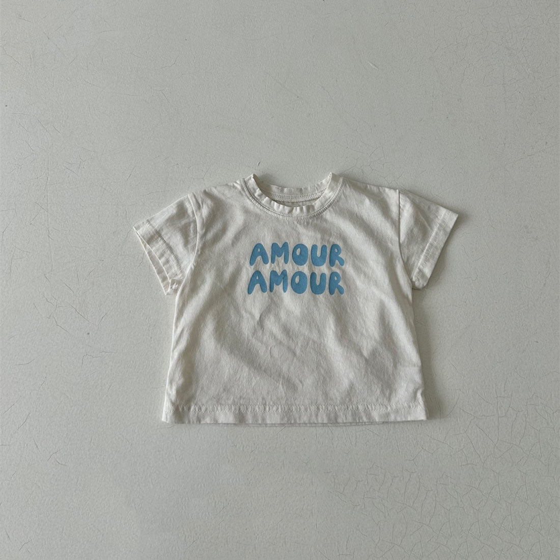 T-shirts bébé manches courtes Vêtements d'été pour garçons et filles