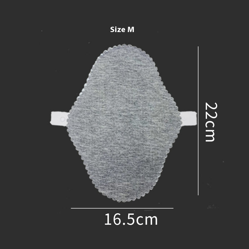Gray Graphene Lavable Napkin Antibactérien Dentelle Réutilisation