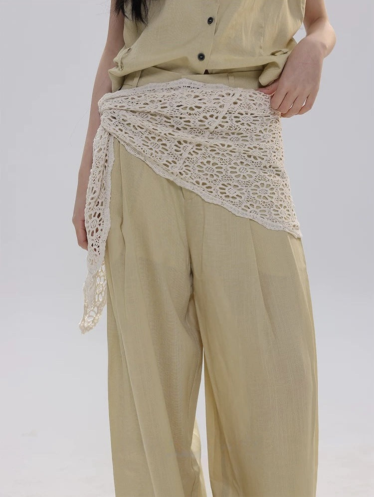 Crochet femmes Triangle écharpe Ethnic-Style printempsautomne écharpe