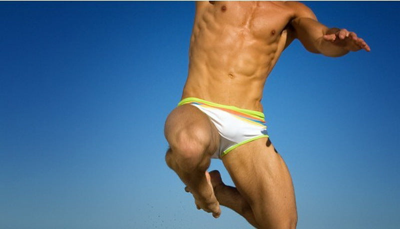 Mode Rainbow Slips de natation Boxer Natation Trunks