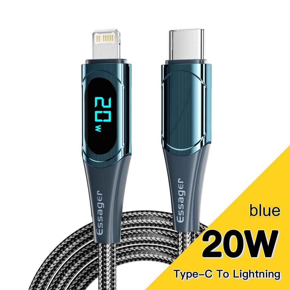 Câble de données de charge rapide 100W Dual Type-c Super Fast