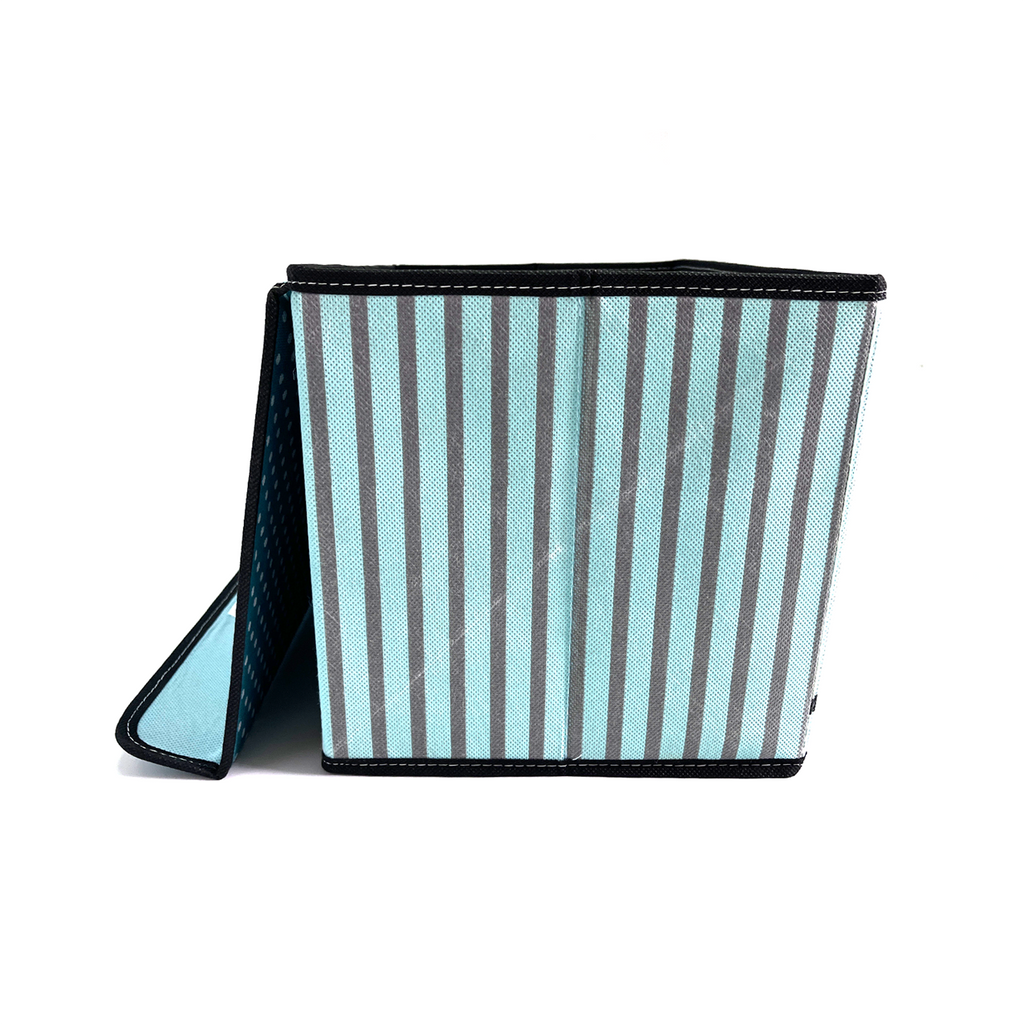 Boîte de rangement pliable en cube de rangement en cube de tissu Organisateur de jouets en cube avec couvercle