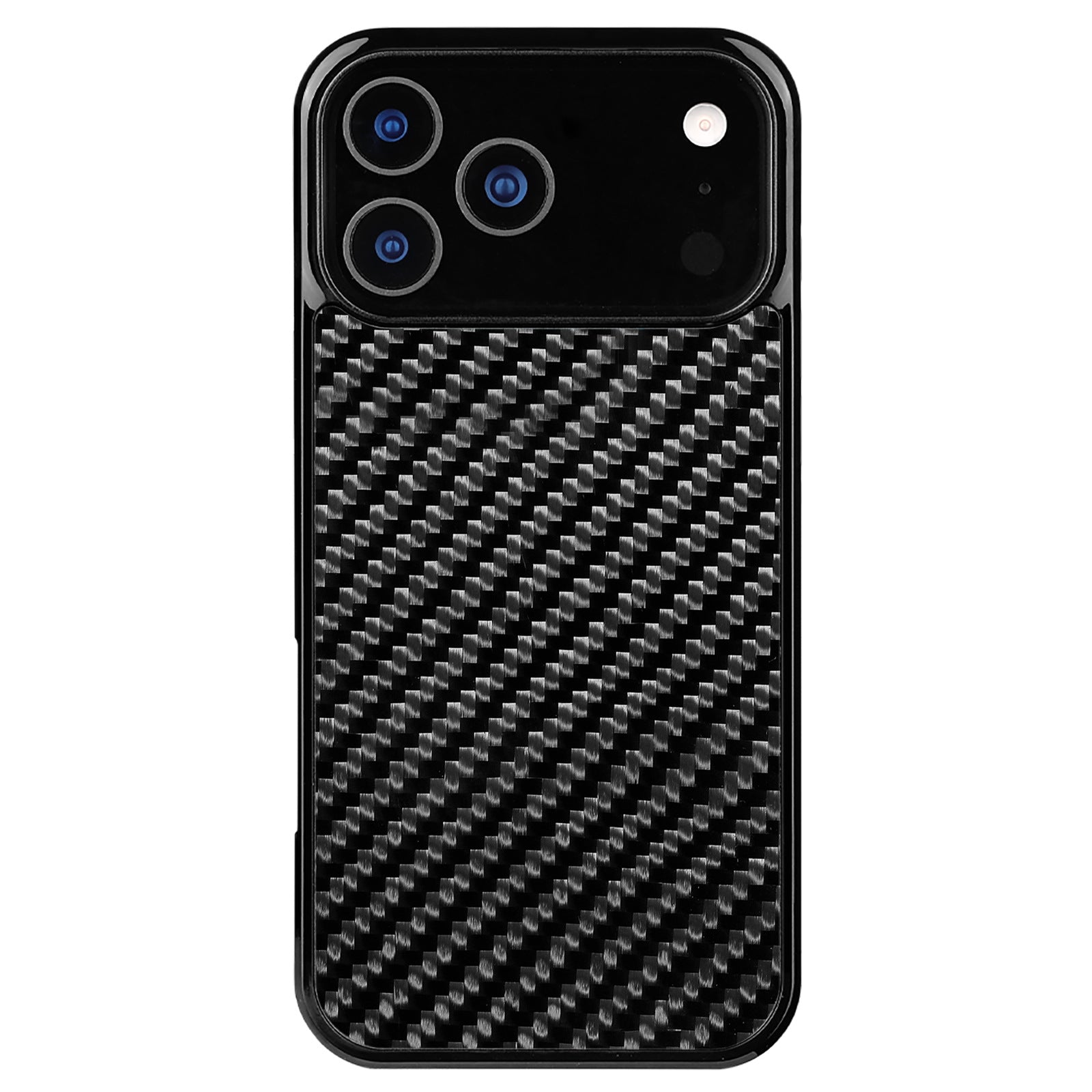 Compatible avec le boîtier de téléphone en fibre de carbone forgé