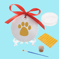 Chat de chat blanc et chien Paw bricolage encre Pad souvenir