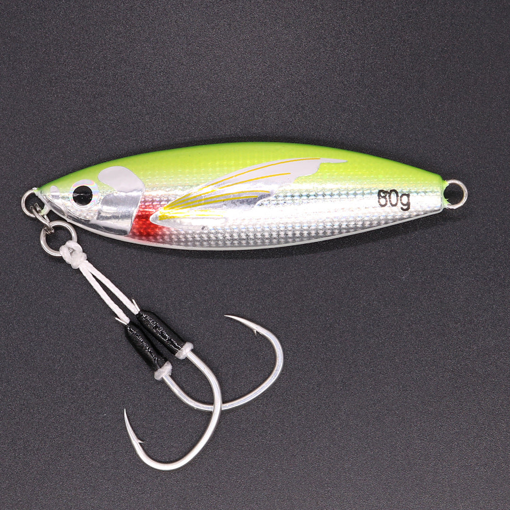 Lumineux Belly Wings Bait Sea Fishing Bateau de pêche