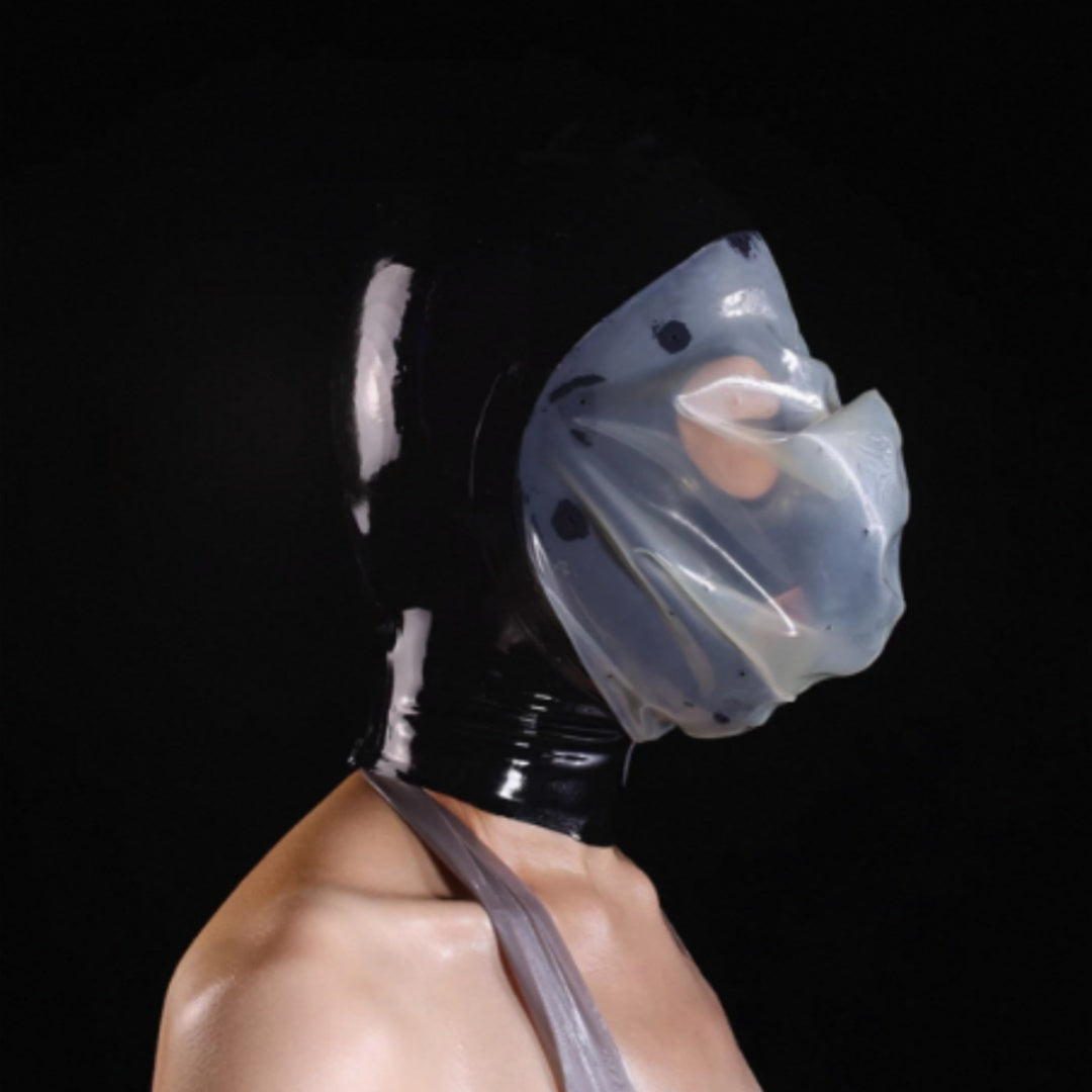 Entraînement et retenue PU Hood pour une couverture complète de la tête