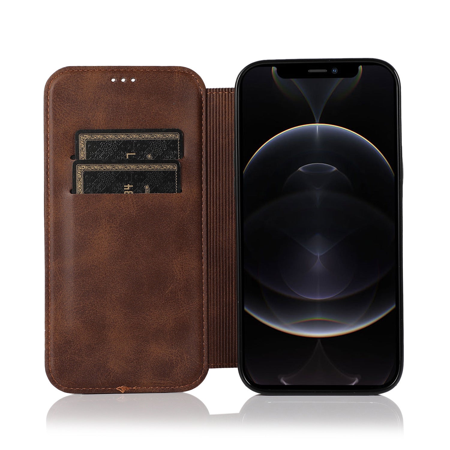 Étui de téléphone en cuir tout compris