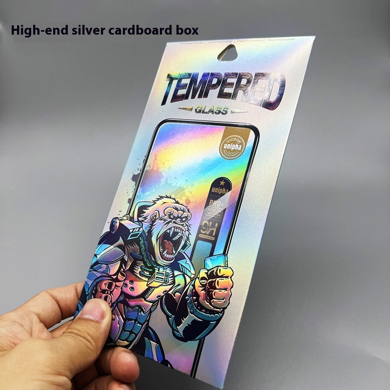 Film de téléphone mobile Real Me Electroplating HD haute aluminium plein écran