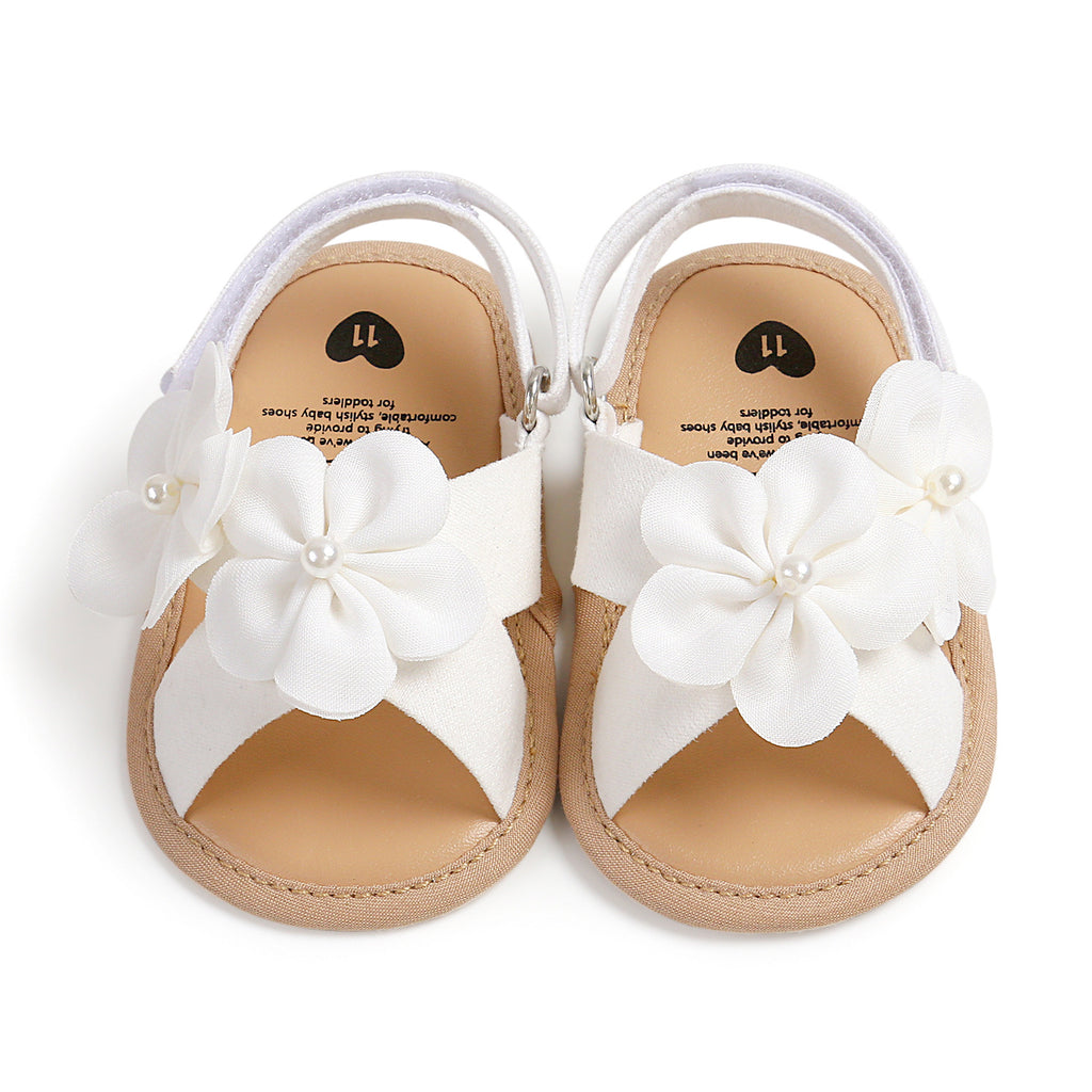 Fashionnable petite prune Blossom Sandales bébé tout-petit
