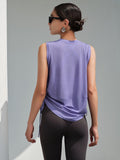Haut des sports de drawstring de printemps et d'été pour les femmes