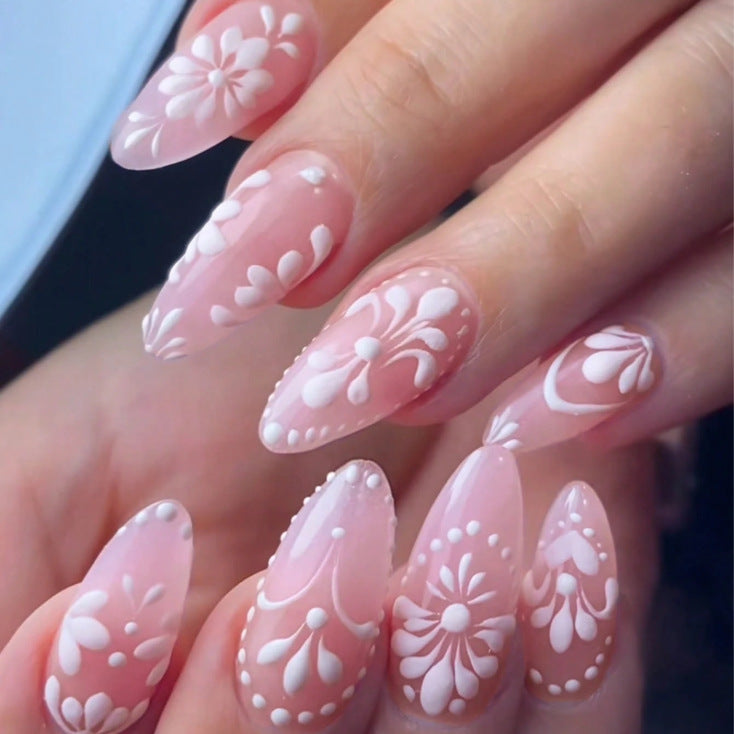 Conseils sur les ongles amovibles des fleurs de relief à trois dimensions