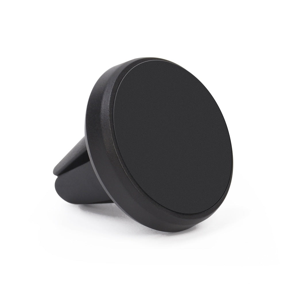 Support de téléphone magnétique rond autocollant en alliage d'aluminium