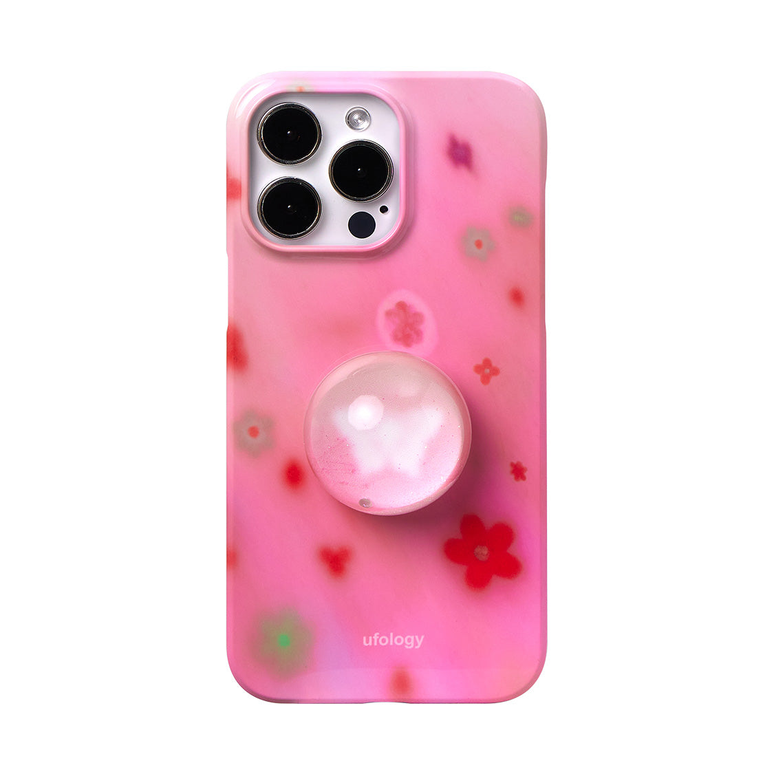 Étui de téléphone à sable à papillon