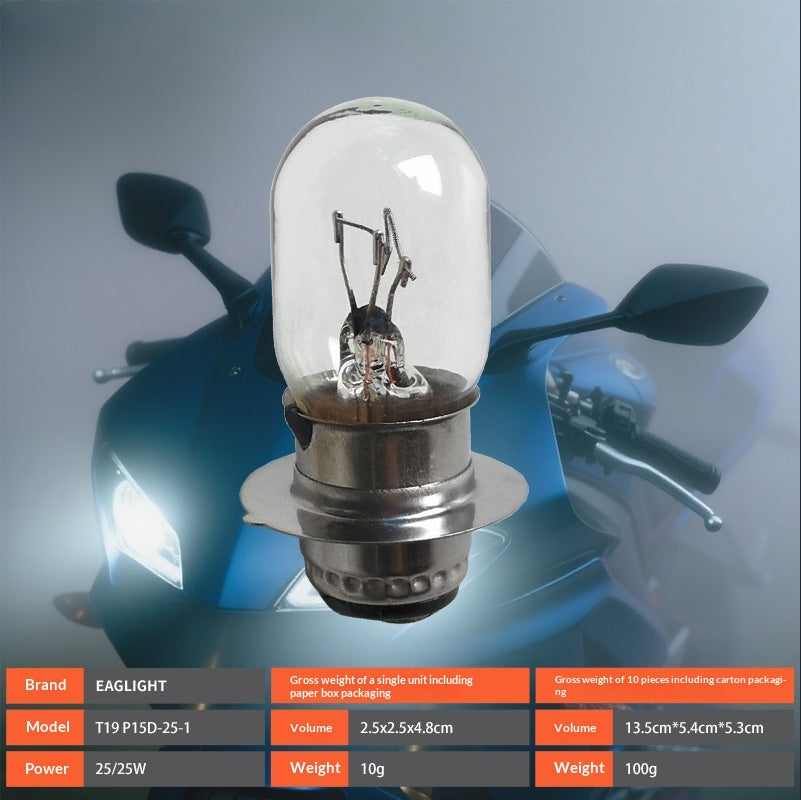Ampoule de phare de phare de phare de moto Hi-Lo T19