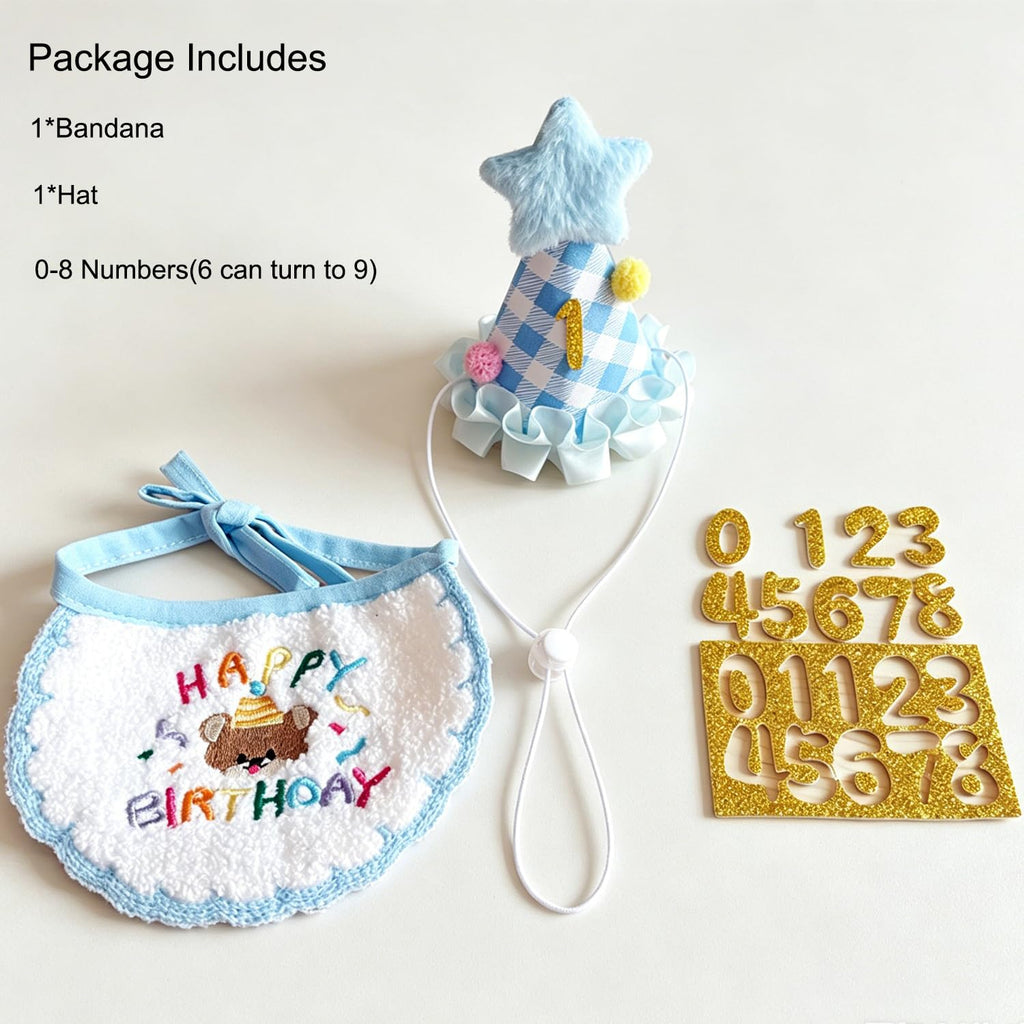 Fournitures pour fête d'anniversaire de chat