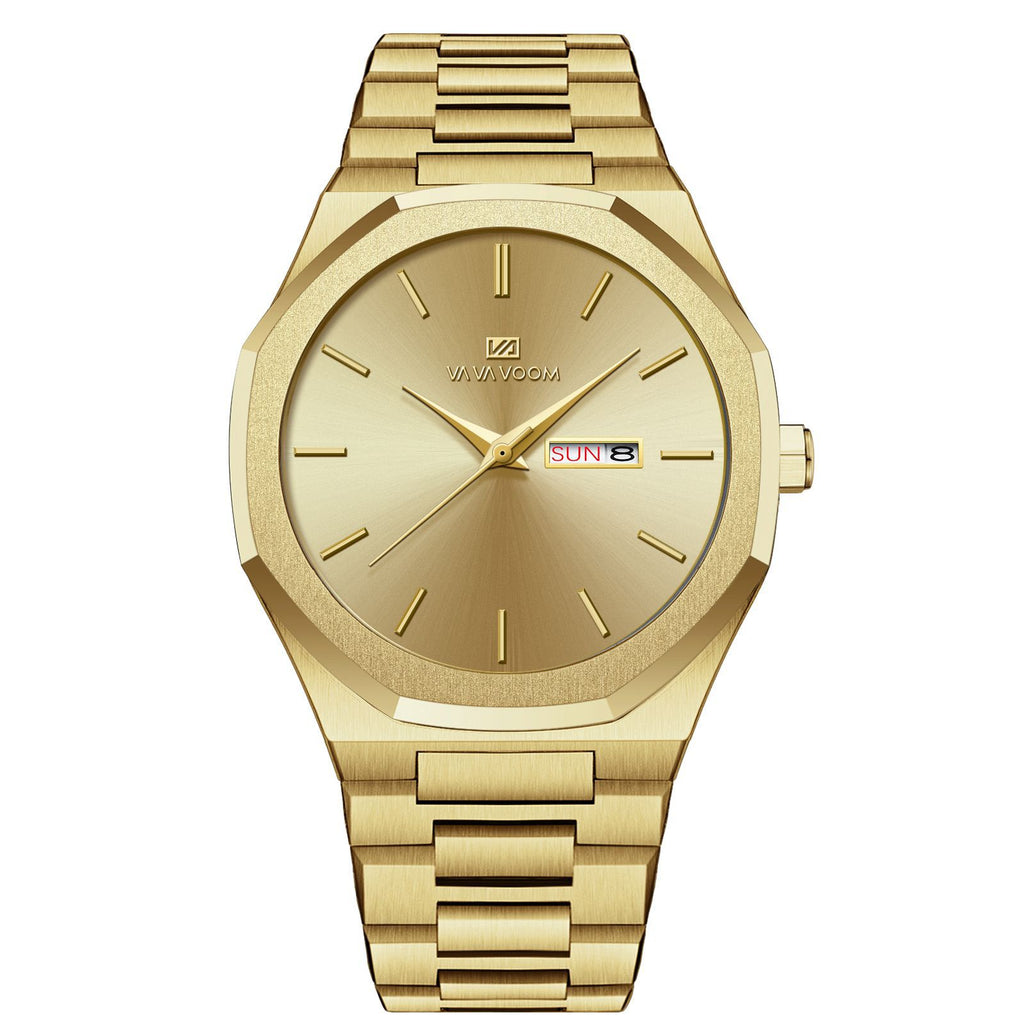 Montre homme en acier casual Business-Chain