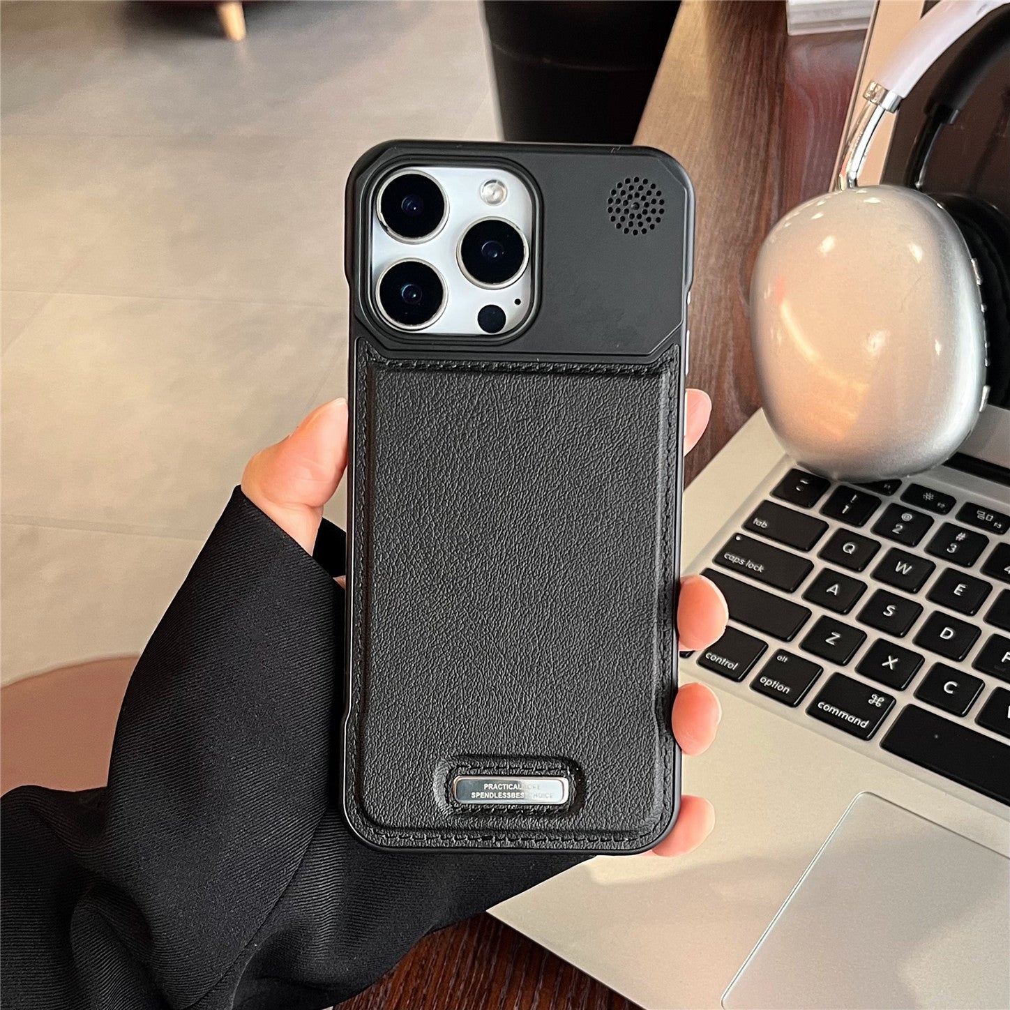 Aromatherapy Leather Magnetic Phone Case 17 High-grade Frameless Hard Protection Case