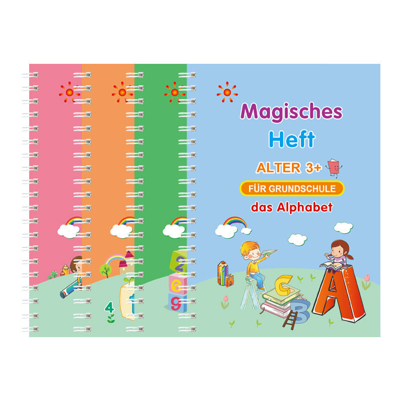 Conseil de pratique de la calligraphie anglaise pour enfants Français Allemand Peinture Magie Anglais